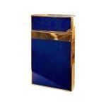 ST Dupont Lighter - Blue Lacquer Atelier Ligne 2 - rear