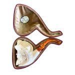 Meerschaum Pipe- Cavalier case