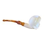 Meerschaum Pipe- Man With Beret side