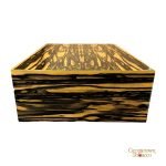 Elie Bleu Royal Ebony Humidor for "110" Cigars
