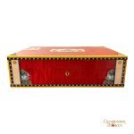 Elie Bleu Flor de Alba Humidor for "110" Cigars- Red - Image 3