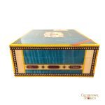 Elie Bleu Flor de Alba Humidor for "110" Cigars- Blue
