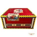 Elie Bleu Flor de Alba Humidor for "75" Cigars- Red - Image 2