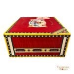 Elie Bleu Flor de Alba Humidor for "75" Cigars- Red - Image 3