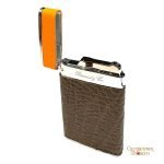 Brizard & Co. Sottile Lighter- Full Grain Leather and Orange