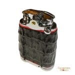 Brizard & Co. Gatsby Table Lighter - Caiman Black and Red
