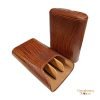 Brizard & Co. Gordo Cigar Case - Lizard Havana Leather