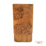 Brizard & Co. Gordo Cigar Case- Carpathian Burl