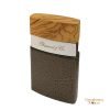 Brizard & Co. Venezia Lighter - Olive Leather and Wood