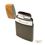Brizard & Co. Venezia Lighter - Olive Leather and Wood