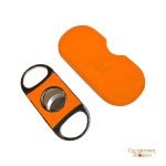 Brizard & Co. Double Guillotine Series II Cutter - Walnut and Orange Leather