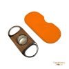 Brizard & Co. Double Guillotine Series II Cutter - Walnut and Orange Leather