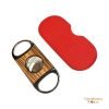 Brizard & Co. Double Guillotine Cutter- Zebrawood and Red