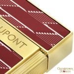 S.T. Dupont - Biggy Monogram 1872 Burgundy and Gold