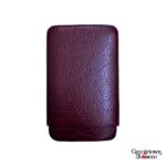 Paul Garmirian Leather Cigar Case | Ducas Paris | Buffalo Bordeaux "Belicoso" - Image 2