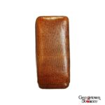 Paul Garmirian Leather Case | Ducas Paris | Lizard Gold "Double Corona" - Image 2