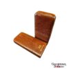 Paul Garmirian Leather Case | Ducas Paris | Lizard Gold "Double Corona"
