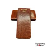 Paul Garmirian Leather Case | Ducas Paris | Lizard Gold "Double Corona" - Image 3