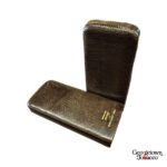 Paul Garmirian Leather Case | Ducas Paris | Lizard Tabac "Double Corona"