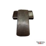 Paul Garmirian Leather Case | Ducas Paris | Lizard Tabac "Double Corona"