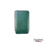 Paul Garmirian Leather Cigar Case | Ducas Paris | Buffalo Green "Belicoso" - Image 2