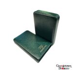 Paul Garmirian Leather Cigar Case | Ducas Paris | Buffalo Green "Belicoso"