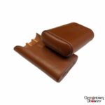 Brizard & Co. Gordo Cigar Case - Antique Saddle Leather