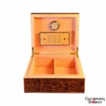 Elie Bleu Walnut Burl Humidor- for "50" Cigars - Image 2